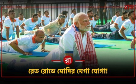 যোগা দিবসে দেশের নজর কলকাতায়! রেড রোডে কী হতে চলেছে আগামীকাল?