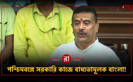 সরকারি কাজে বাধ্যতামূলক বাংলা! ১ লা সেপ্টেম্বর থেকে নতুন নীতি, অমিত শাহের প্রস্তাবে সিলমোহর শুভেন্দু সরকারের