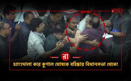 বিধানসভায় তৃণমূলের অন্দরের কোন্দল প্রকাশ্যে! আখরুজ্জামানের সঙ্গে তুমুল বচসা, মার্শাল দিয়ে চ্যাংদোলা করে বের করে দেওয়া হল কুণাল ঘোষকে