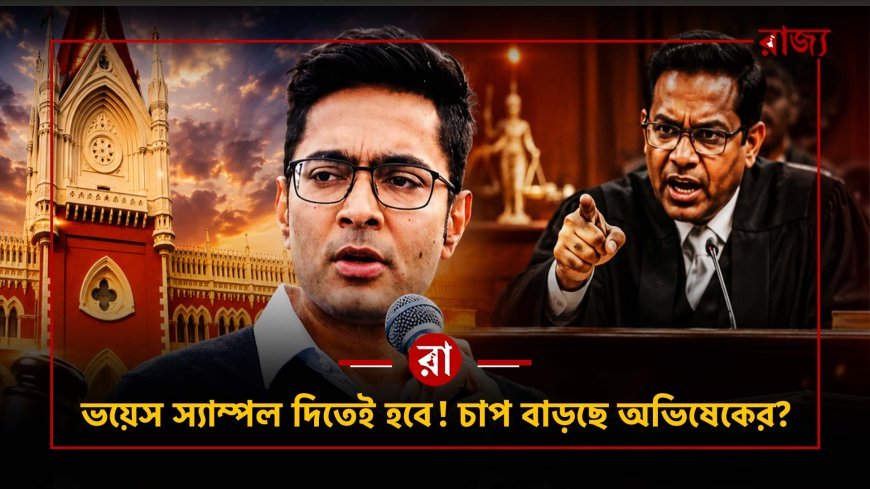 আর এড়ানো নয়! অভিষেক বন্দ্যোপাধ্যায়কে ১৫ জুলাই কণ্ঠস্বরের নমুনা দিতেই হবে, নির্দেশ কলকাতা হাইকোর্টের