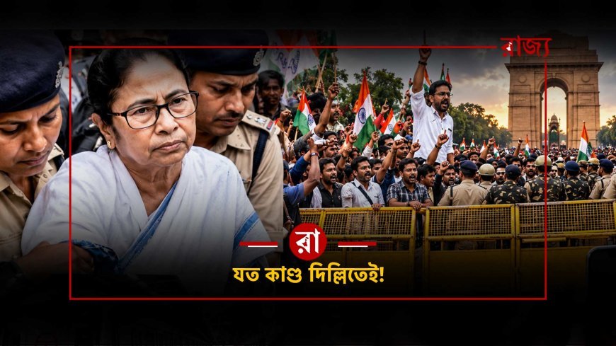 দিল্লিতে নজিরবিহীন কড়াকড়ি! আটক মমতা বন্দ্যোপাধ্যায়, CJP নেতারা, বন্ধ মোবাইল ইন্টারনেট